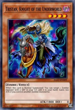Tristan, Knight of the Underworld - (Premium Gold Return of the Bling) - (PGL2-EN009) - (Gold Secret Rare)