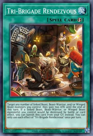 Tri-Brigade Rendezvous - (2022 Tin of the Pharaoh's Gods) - (MP22-EN032) - (Common)