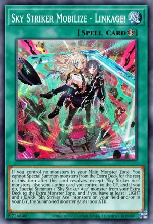 Sky Striker Mobilize - Linkage! - (Magnificent Mavens) - (MAMA-EN003) - (Ultra Rare)