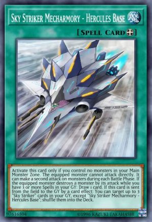 Sky Striker Mecharmory - Hercules Base - (2019 Gold Sarcophagus Tin Mega Pack) - (MP19-EN267) - (Common)