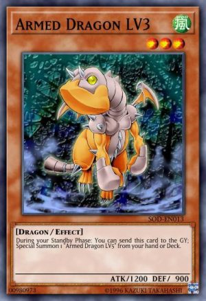 Armed Dragon LV3 - (Structure Dragon's Roar) - (SD1-EN005) - (Common)