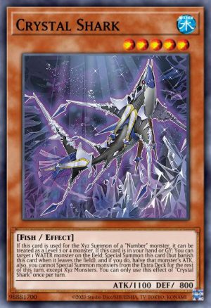 Crystal Shark - (Legendary Duelists Duels From the Deep) - (LED9-EN002) - (Super Rare)