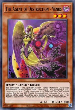 The Agent of Destruction - Venus - (Dueling Heroes Tin) - (MP23-EN015) - (Ultra Rare)