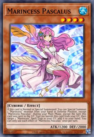 Marincess Pascalus - (Legendary Duelists Duels From the Deep) - (LED9-EN039) - (Common)
