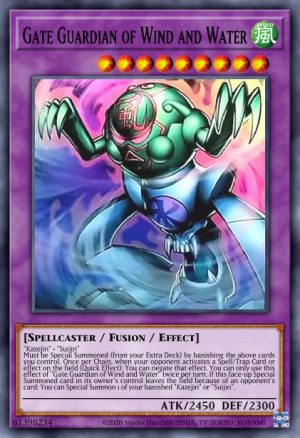 Gate Guardian of Wind and Water - (Maze of Memories) - (MAZE-EN005) - (Super Rare)