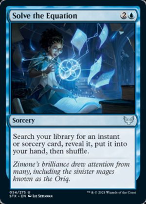 Solve the Equation - Strixhaven: School of Mages-(054)-Foil