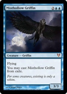 Misthollow Griffin - Avacyn Restored-(068)-(Foil)