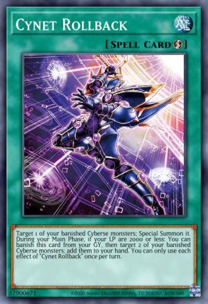 Cynet Rollback - (Cyberstorm Access) - (CYAC-EN051) - (Super Rare)