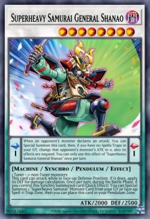 Superheavy Samurai Commander Shanawo - (Cyberstorm Access) - (CYAC-EN040) - (Super Rare)