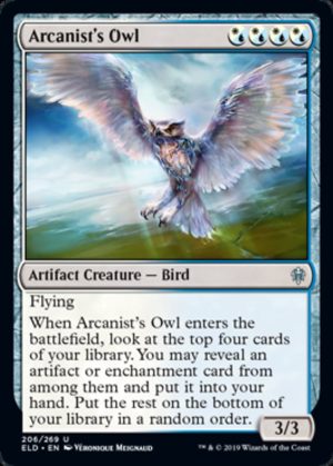 Arcanist's Owl - Throne of Eldraine-(206)