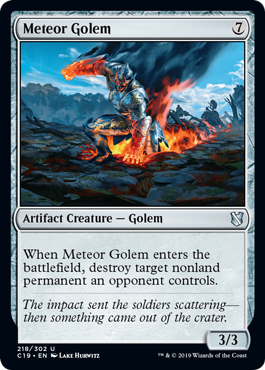 Meteor Golem - Commander 2019-(218)