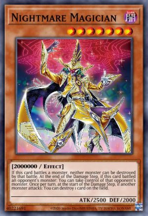 Nightmare Magician - (Duelist Nexus) - (DUNE-EN025) - (Secret Rare)