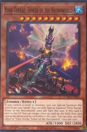 Finis Terrae, Tower of the Necroworld - (Duelist Nexus) - (DUNE-EN082) - (Common)