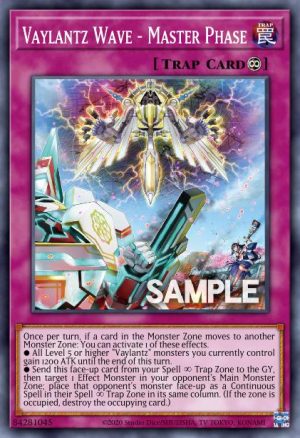 Vaylantz Wave - Master Phase - (Duelist Nexus) - (DUNE-EN074) - (Common)