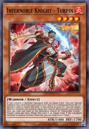 Infernoble Knight Turpin - (Duelist Nexus) - (DUNE-EN014) - (Super Rare)