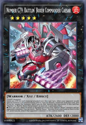 Number C79: Battlin' Boxer General Kaiser - (Legendary Duelists: Soulburning Volcano) - (LD10-EN035) - (Super Rare)