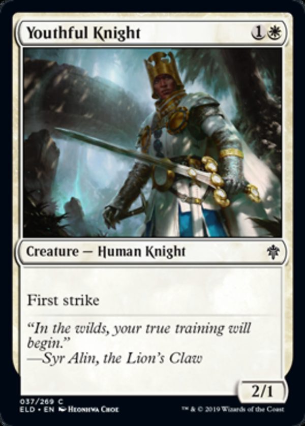 Youthful Knight - Throne of Eldraine-(037)-(Foil)