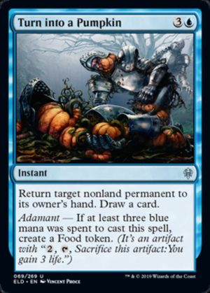 Turn into a Pumpkin - Throne of Eldraine-(069)-(Foil)