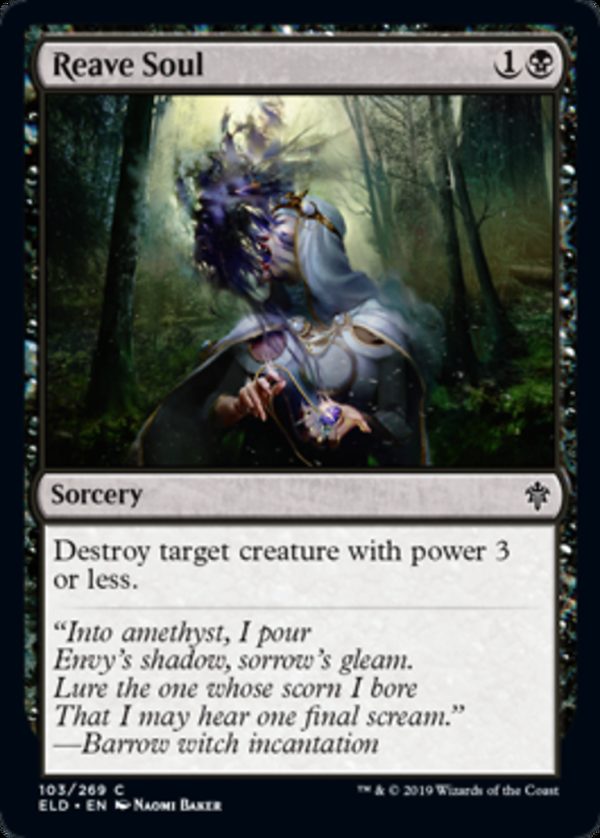 Reave Soul - Throne of Eldraine-(103)-(Foil)