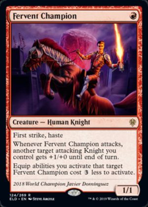 Fervent Champion - Throne of Eldraine-(124)