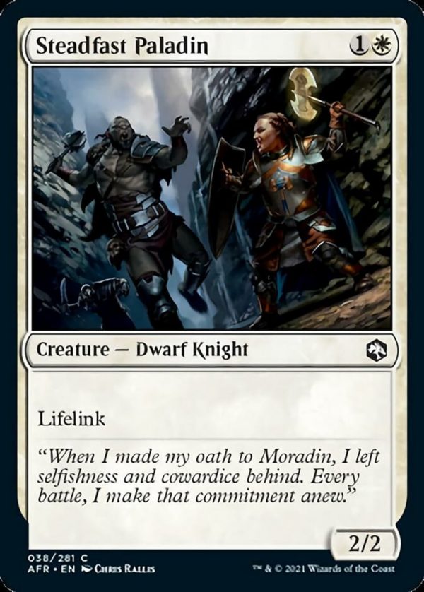 Steadfast Paladin - Adventures in the Forgotten Realms-(038)-(Foil)
