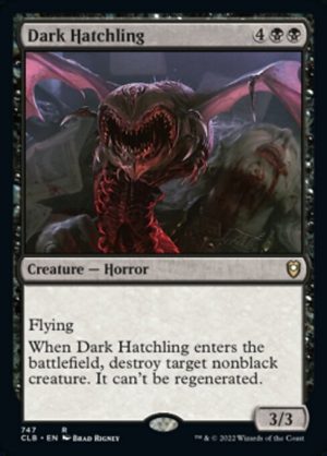 Dark Hatchling - Commander Legends: Battle for Baldur's Gate-(747)