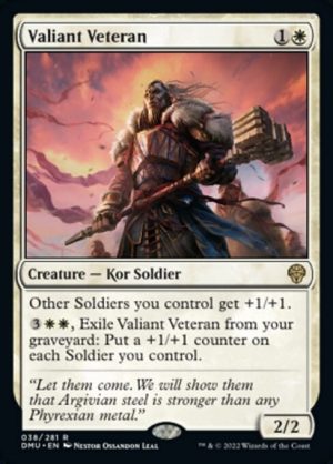 Valiant Veteran - Dominaria United-(038)