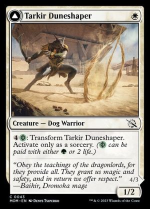 Tarkir Duneshaper // Burnished Dunestomper - March of the Machine-(043)
