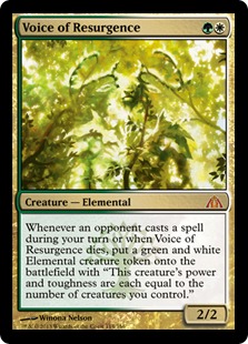 Voice of Resurgence - Dragon's Maze-(114)-Foil