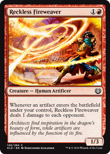 Reckless Fireweaver - Kaladesh-(126)