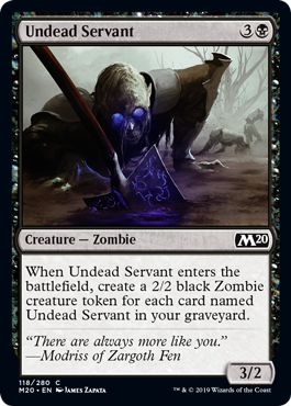 Undead Servant - Core Set 2020-(118)-(Foil)