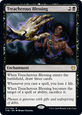 Treacherous Blessing - Theros Beyond Death-(117)