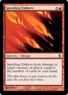 Spiraling Embers - Saviors of Kamigawa-(116)