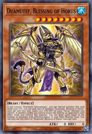Duamutef, Blessing of Horus - (Age of Overlord) - (AGOV-EN012) - (Secret Rare)