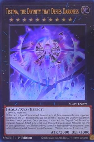 Tistina, the Divinity that Defies Darkness - (Age of Overlord) - (AGOV-EN089) - (Ultra Rare)