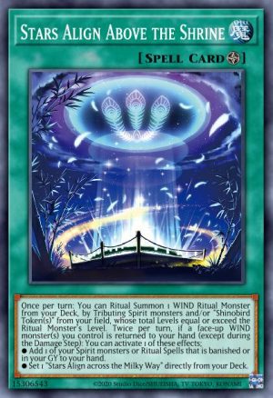 Stars Align Above the Shrine - (Age of Overlord) - (AGOV-EN061) - (Common)