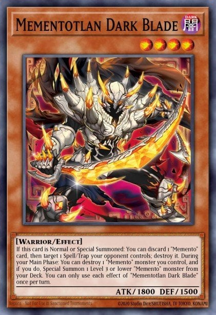 Mementotlan Dark Blade - (Valiant Smashers) - (VASM-EN004) - (Super Rare)