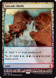 Cascade Bluffs - Zendikar Expeditions-(032)-(Foil)