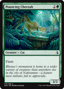 Pouncing Cheetah - Amonkhet-(179)-(Foil)