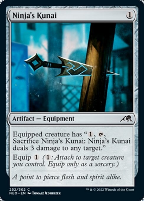 Ninja's Kunai - Kamigawa: Neon Dynasty-(252)
