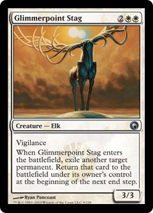 Glimmerpoint Stag - Scars of Mirrodin-(009)