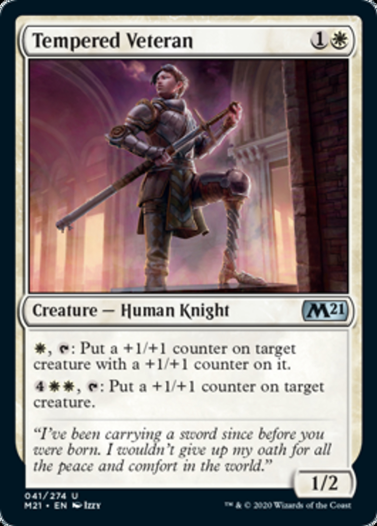 Tempered Veteran - Core Set 2021-(041)