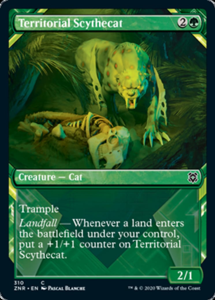 Territorial Scythecat - Zendikar Rising-(310)-(Foil)