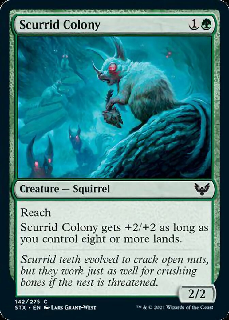 Scurrid Colony - Strixhaven: School of Mages-(142)
