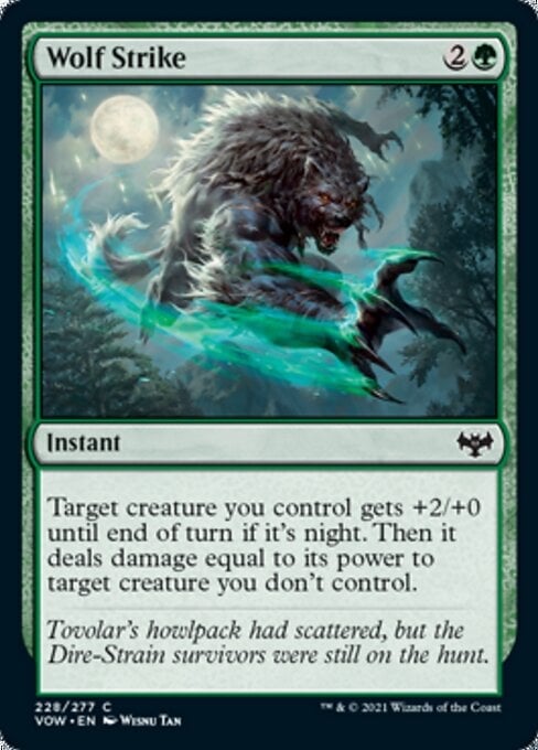 Wolf Strike - Innistrad: Crimson Vow-(228)