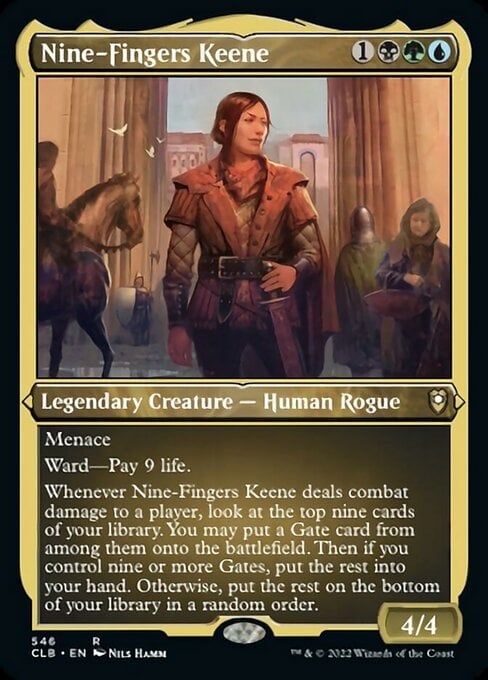 Nine-Fingers Keene - Commander Legends: Battle for Baldur's Gate-(546)