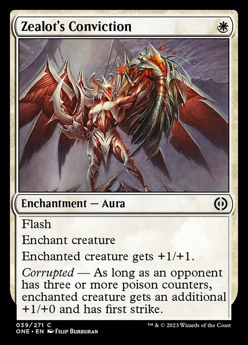 Zealot's Conviction - Phyrexia: All Will Be One-(039)