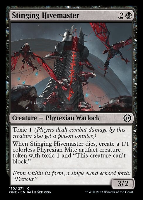 Stinging Hivemaster - Phyrexia: All Will Be One-(110)