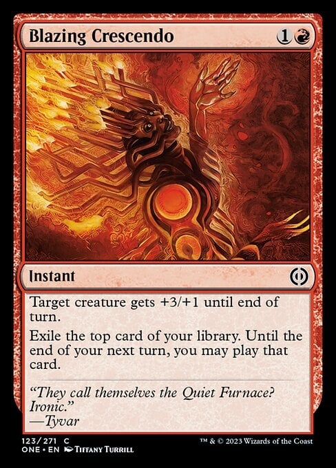 Blazing Crescendo - Phyrexia: All Will Be One-(123)