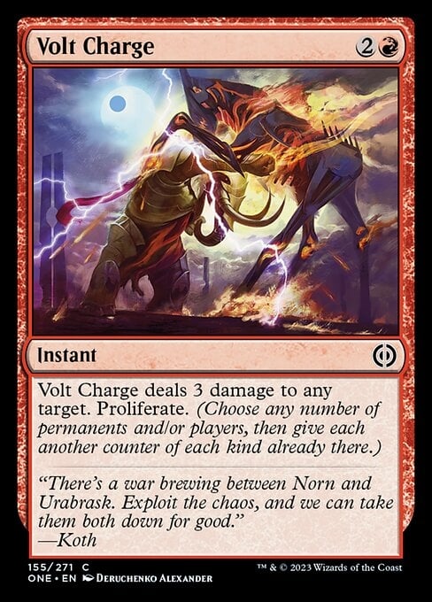 Volt Charge - Phyrexia: All Will Be One-(155)